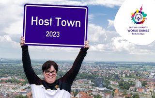 „Wir sind Host Town!“ hieß es Ende Januar, als bekannt wurde, dass die gemeinsame Bewerbung der Stadt Weiden und des Landkreises Neustadt/WN von Erfolg gekrönt war. Foto: Special Olmpics