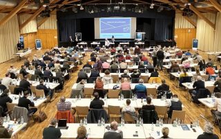 Enorme Resonanz! Knapp 200 Vereinsvertreter nahmen am Samstag bei Regionalkonferenz der BTV-Region Nordbayern in der Karl-Diehl-Halle in Röthenbach a. d. Pegnitz teil.