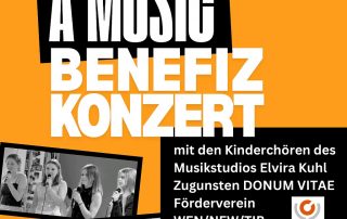 Im Dienst der guten Sache: Die Kinderchöre des Musikstudios Elvira Kuhl geben am 10. Mai um 18 Uhr im Steinstadl in Parkstein ein Benefizkonzert, dessen Erlös dem Förderverein der Schwangerenberatung DONUM VITAE Weiden, Neustadt/WN und Tirschenreuth zugutekommen wird. Foto: Privat