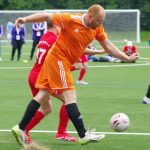 Durchgesetzt: Die Unified Männer, hier am Ball Kevin Kaiser, nehmen die Silbermedaille mit nach Hause.